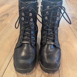 Harley-Davidson Black and Orange Interior Label